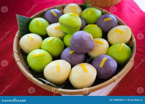 Puto (Filipino Steamed Rice Cakes) .